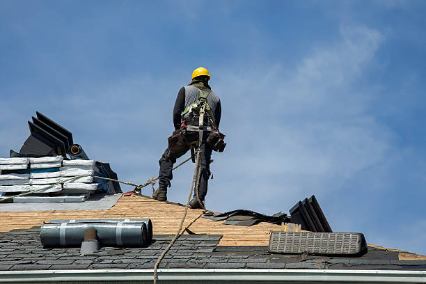 Professional Roofing technician working in Saint Leo, FL